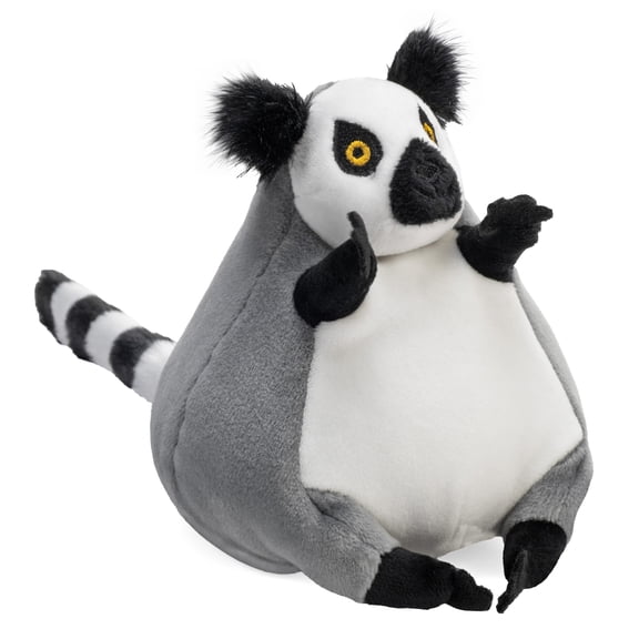 Wild Republic Flipkins Ring Tailed Lemur, Stuffed Animal, 5 Inches, Plush Toy, Fill is Spun Recycled Water Bottles