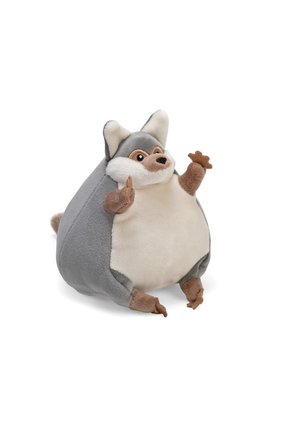 Flipkins Wolf, Stuffed Animal, 5 Inches, Plush Toy, Fill is Spun Recycled Water Bottles