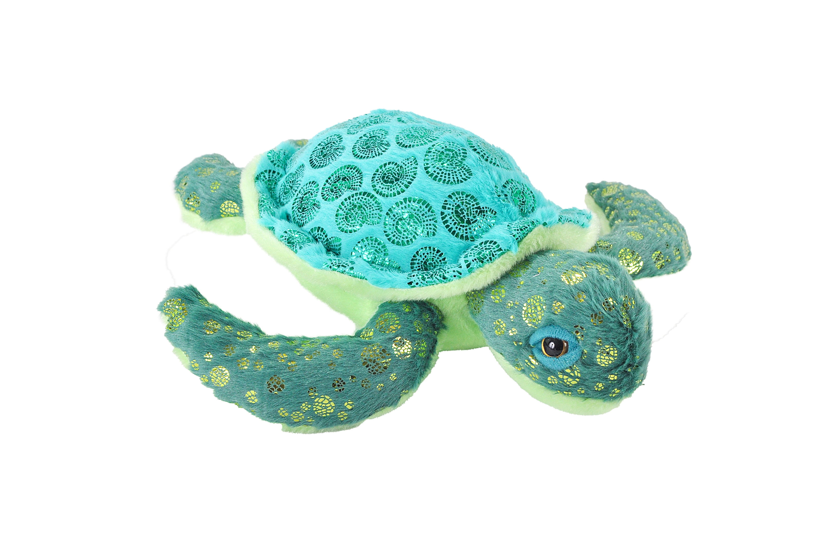 Wild Republic Sea Turtle, Foilkins, Stuffed Animal, 12 inches, Gift for ...