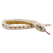 Wild Republic Foilkins Snake Lemon Blast Ball Python Stuffed Animal, 54 Inches