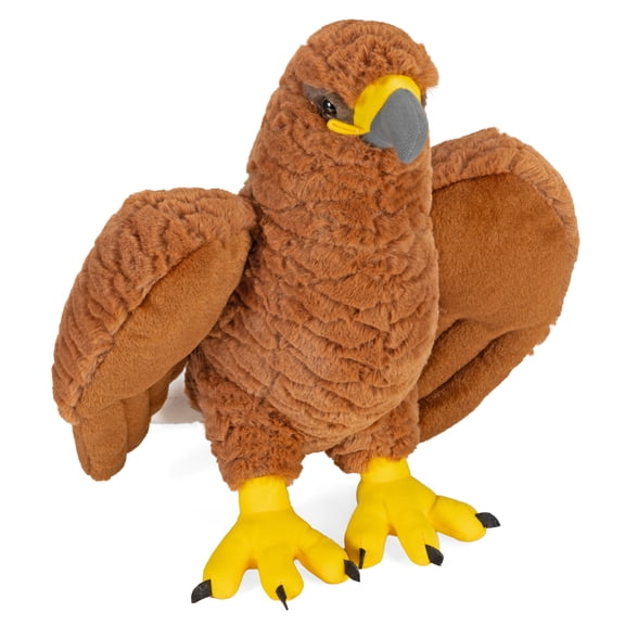 Wild Republic Golden Eagle, Cuddlekins, Stuffed Animal, 12 Inches, Gift for Kids, Plush Toy, Fill is Spun Recycled Water Bottles