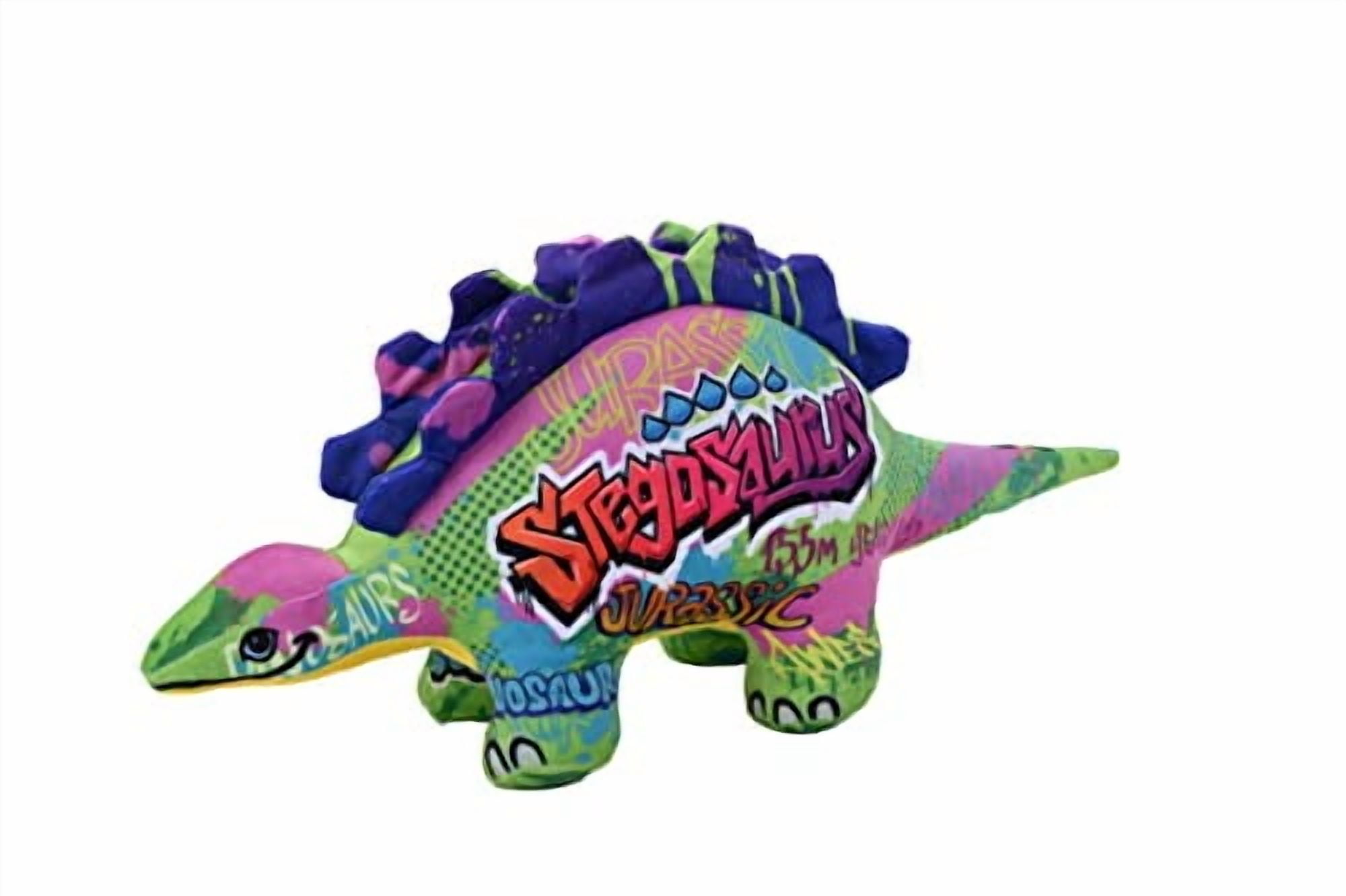 Wild Republic Graffiti Dino, T Rex, Gift for Kids, Plush Toy, Fa 並行輸入品 : Wild Republic Graffiti Dino, Stegosaurus, Gift for