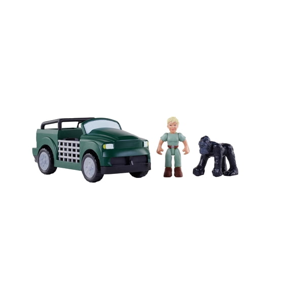 Wild Republic Green Guardians Gorilla Playset, Toy Figures, Educational Toys, Eco Friendly