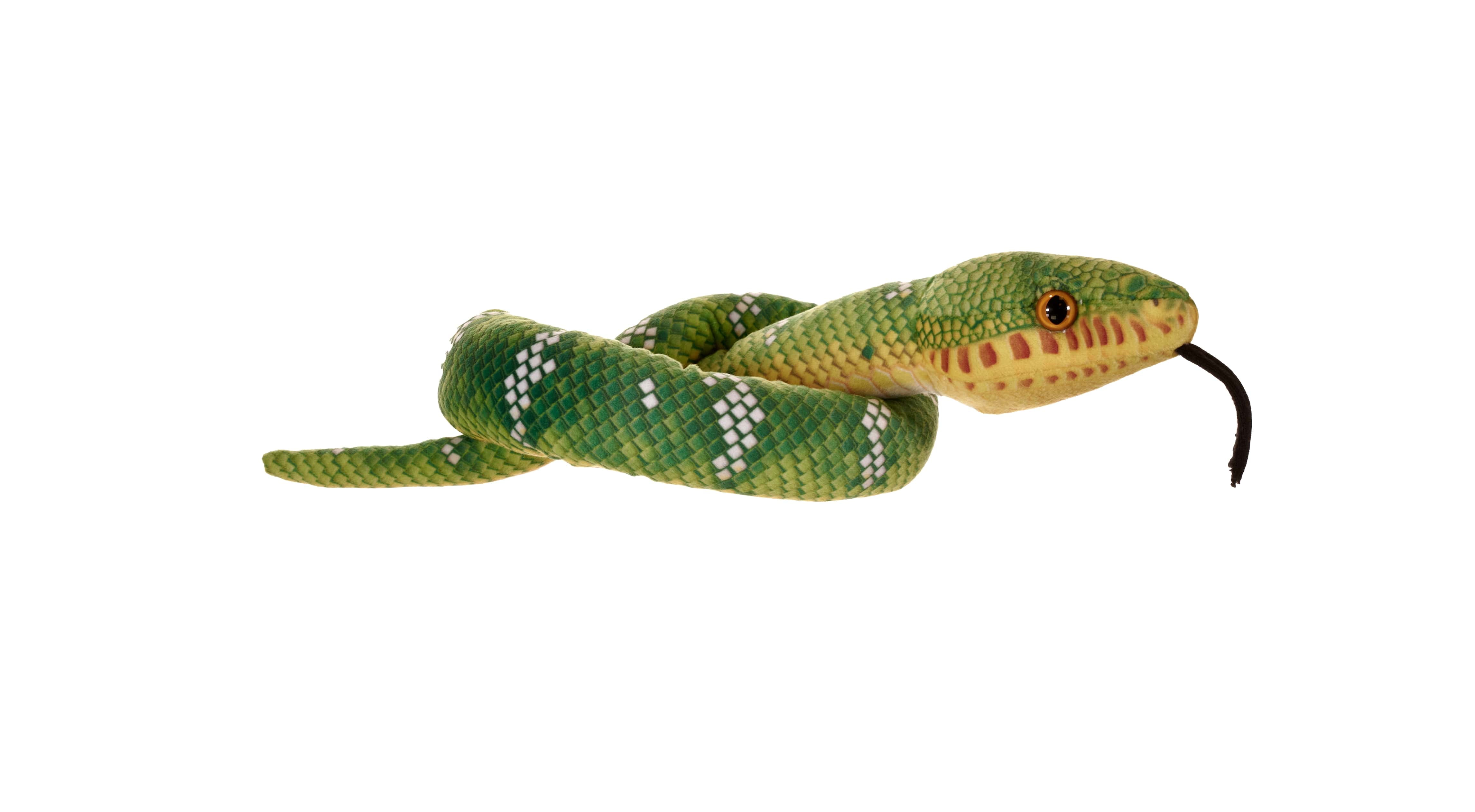 Wild Republic Green Snakes Emerald Tree Boa Stuffed Animal, 36 Inches ...