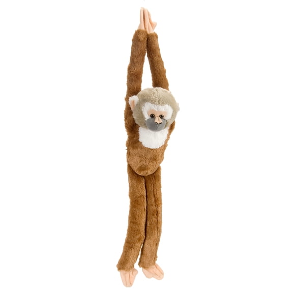 Wild Republic Squirrel Monkey Plush, Monkey Stuffed Animal, Plush Toy, Gifts Kids, Hanging 20 Inches