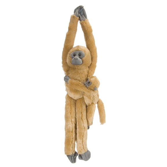 Wild Republic Common Langur w/baby Plush, Monkey Stuffed Animal, Plush Toy, Gifts for Kids, Hanging 20 Inches
