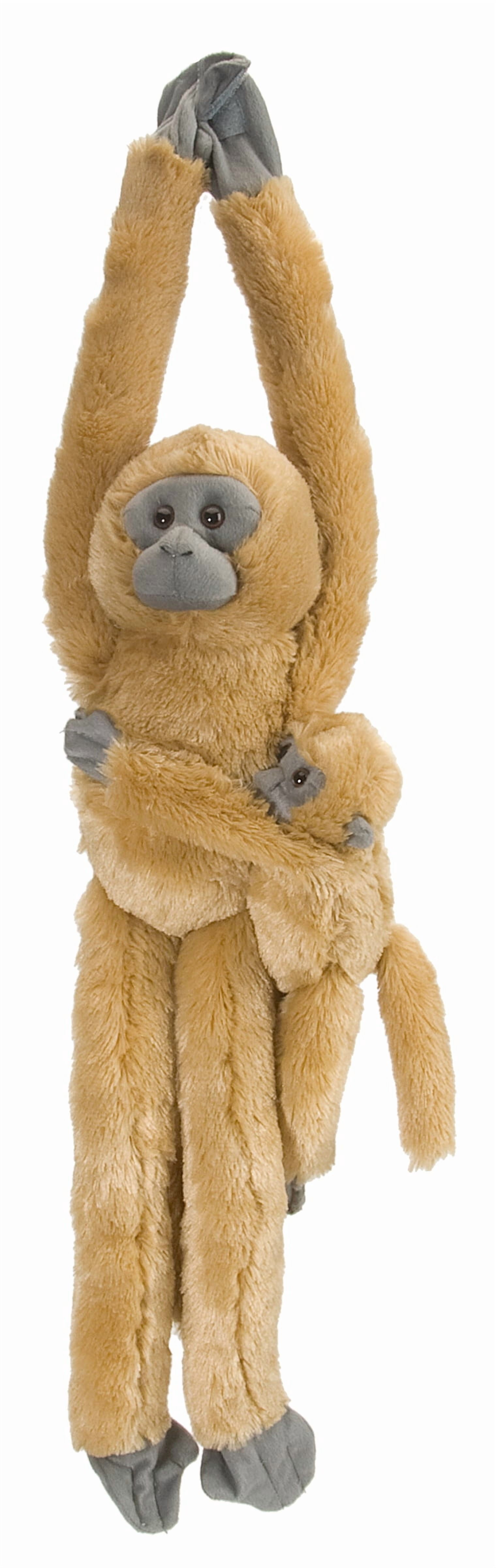 Wild Republic Common Langur w/baby Plush, Monkey Stuffed Animal, Plush Toy, Gifts for Kids, Hanging 20 Inches