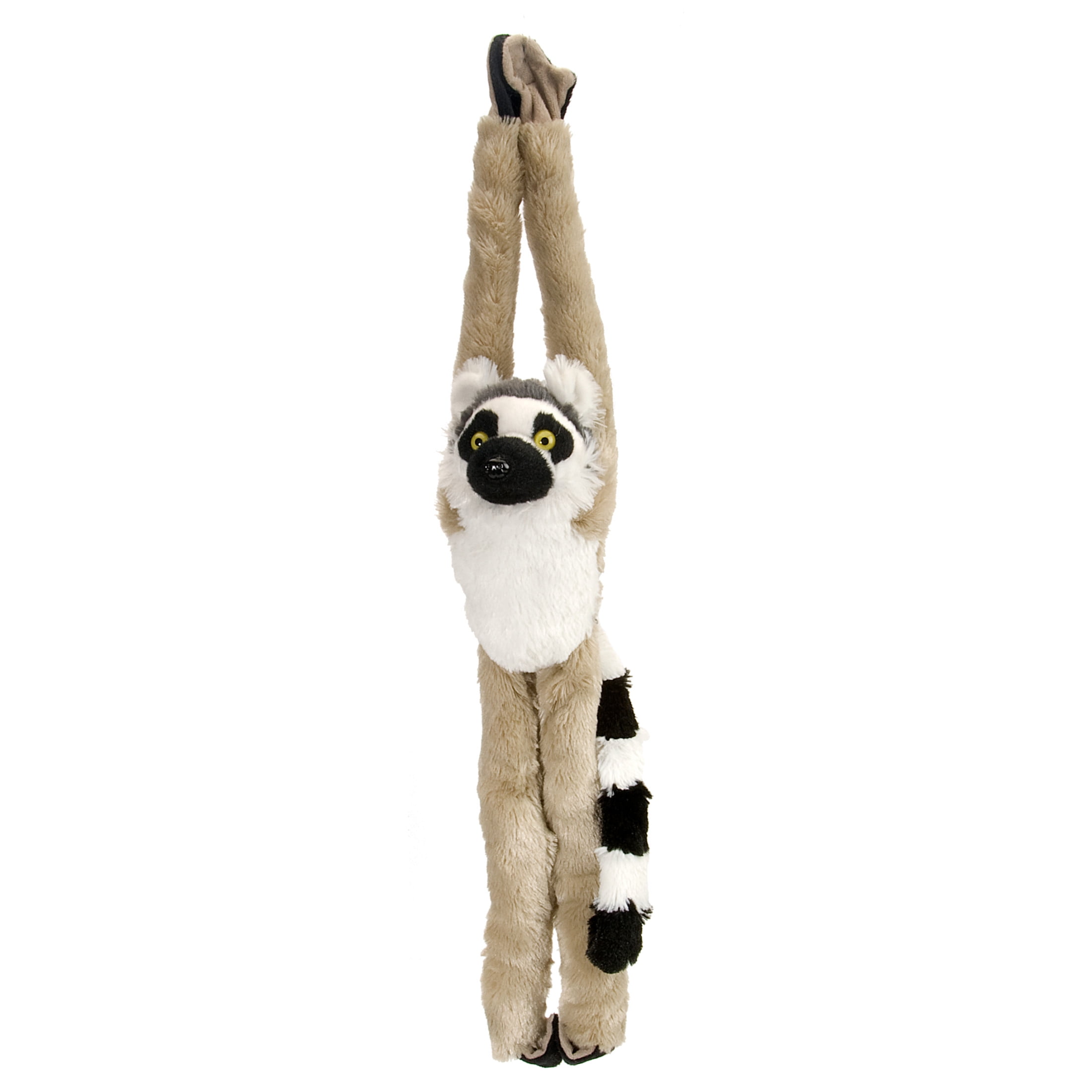 Wild Republic EcoKins Hanging Ring-Tailed Lemur Plush - 22 Inch Stuffed Animal, Made From Recycled Bottles