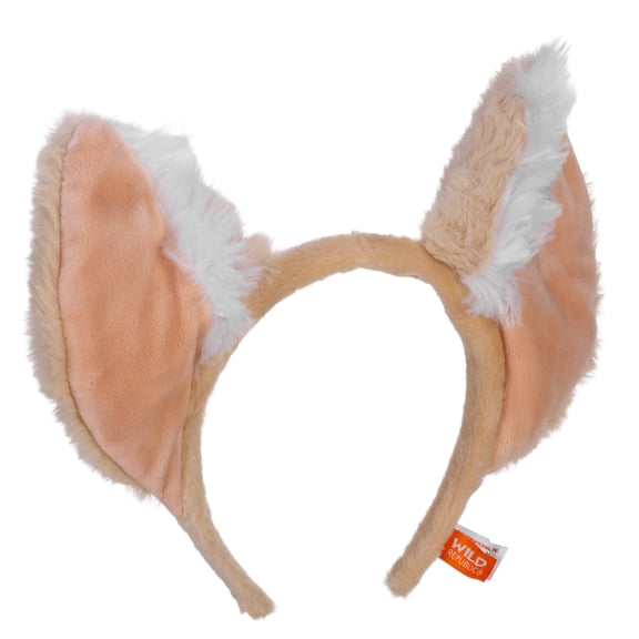 Wild Republic Headband Fennec Fox,Stuffed Animal,Plush Toy,Fill is Spun Recycled Water Bottles