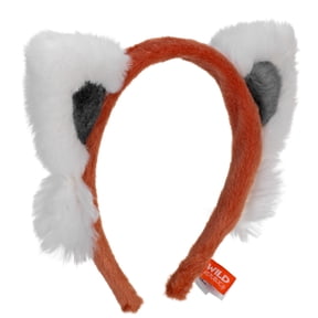 Wild Republic Headband Red Panda,Stuffed Animal,Plush Toy,Fill is Spun Recycled Water Bottles