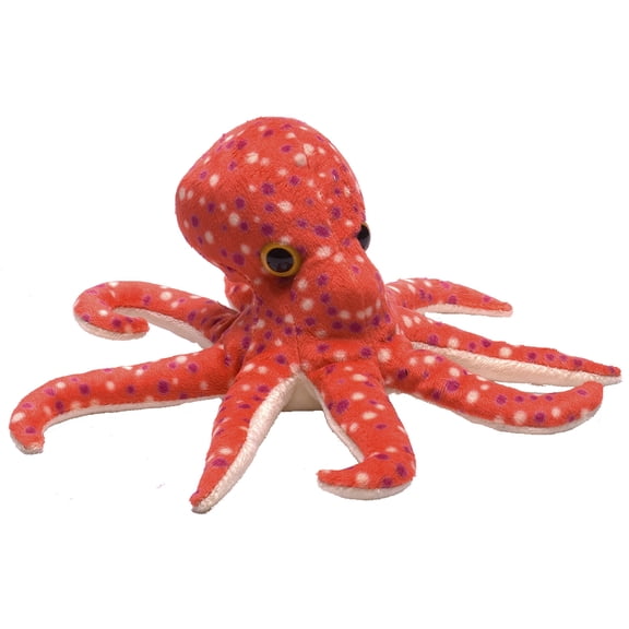 Wild Republic Hug’Ems Octopus Plush, Stuffed Animal, Plush Toy, Gifts for Kids, 7 Inches