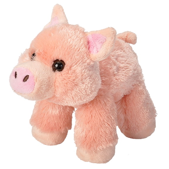 Wild Republic Pig Plush, Stuffed Animal, Plush Toy, Gifts for Kids, Hug’Ems 7 Inches