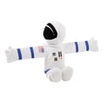 thumbnail image 1 of Wild Republic Huggers Astronaut, Stuffed Animal, 8 Inches, Slap Bracelet, Plush Toy, Fill is Spun Recycled Water Bottles, 1 of 1