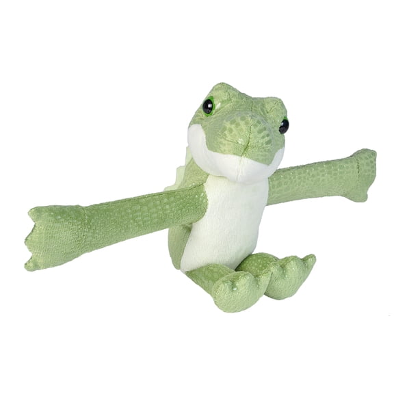 Wild Republic Huggers, Crocodile Plush Toy, Slap Bracelet, Stuffed Animal, Kids Toys, 8 Inches