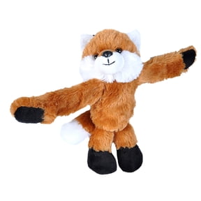Wild Republic Huggers, Red Fox Plush Toy, Slap Bracelet, Stuffed Animal, Kids Toys, 8 Inches
