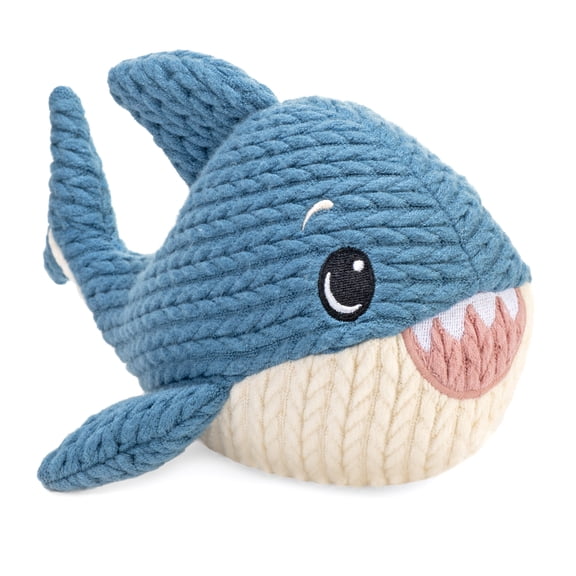 Wild Republic Knitkins Shark, Stuffed Animal, 8 Inches, Plush Toy, Fill is Spun Recycled Water Bottles