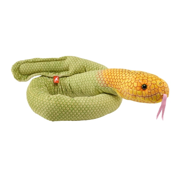 Wild Republic Living Ocean Sea Snakes Olive, Stuffed Animal, 54 Inches, Plush Toy, Fill is Spun Recycled Water Bottles