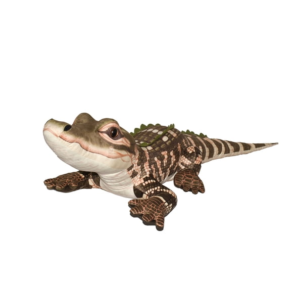 Wild Republic Living Earth Cuddlekins Jumbo Alligator Baby, Stuffed Animal, 30 Inches, Plush Toy, Fill is Spun Recycled Water Bottles