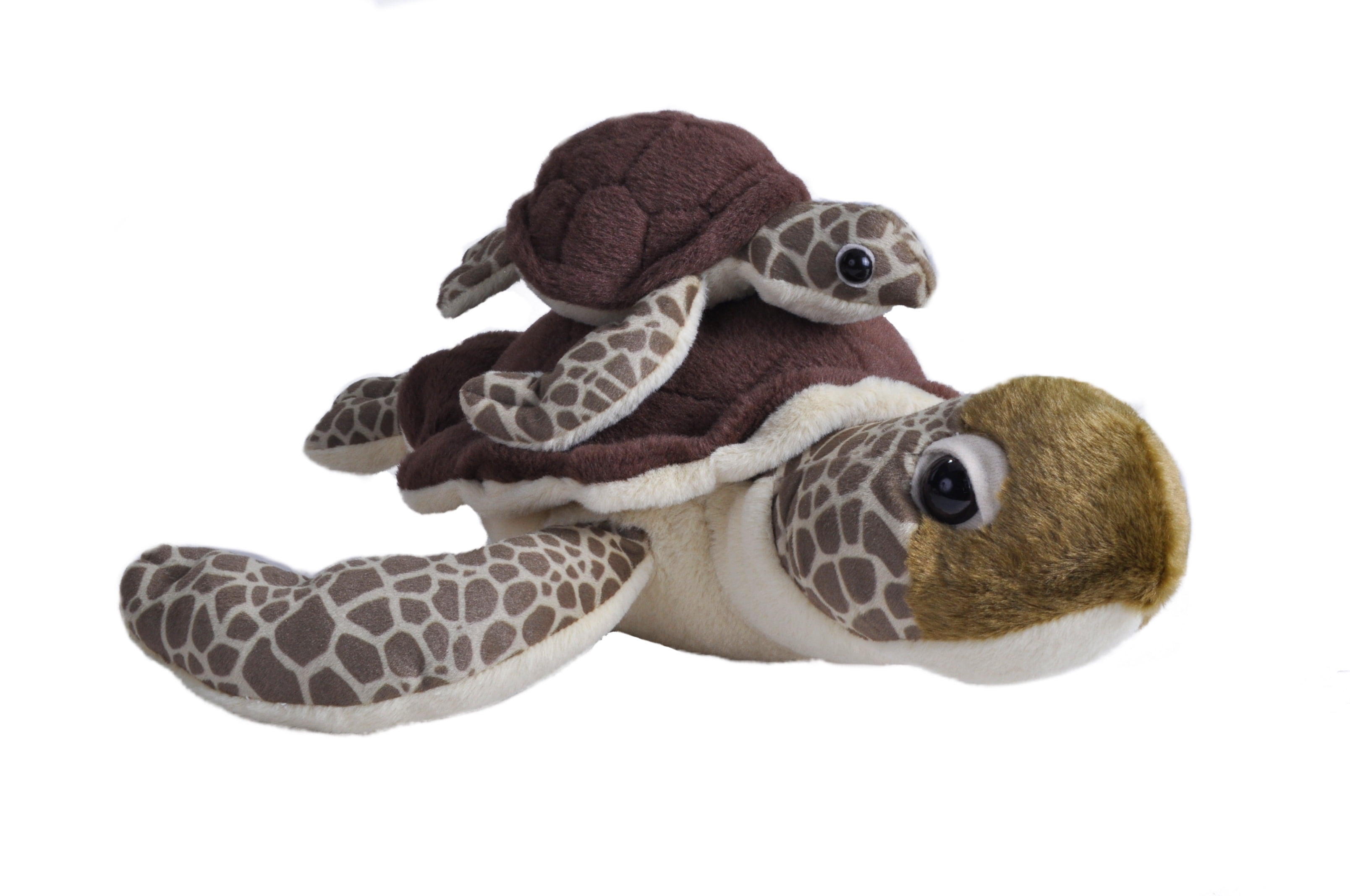 Wild Republic Mom and Baby Sea Turtle, Stuffed Animal, 12 Inches, Gift ...