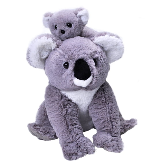 Wild Republic Mom and Baby Koala, Stuffed Animal, 12 Inches, Gift for Kids, Plush Toy, Fill is Spun Recycled Water Bottles