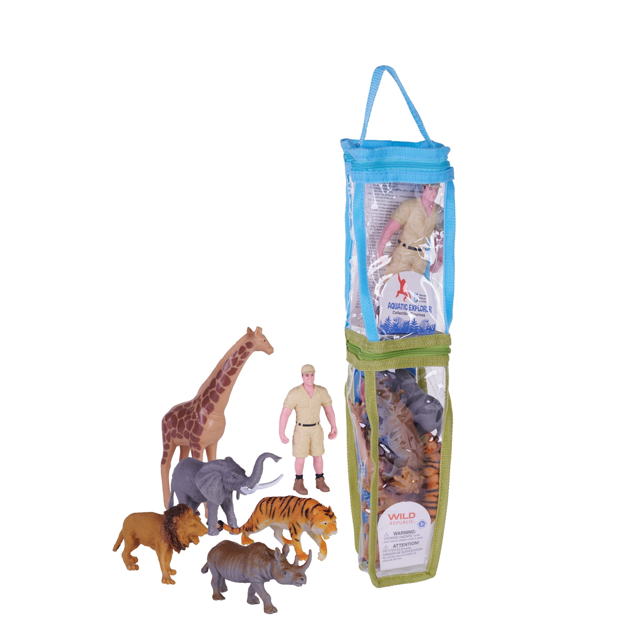 Double Zoo Animal Care Specialist Figurine Set, 6 Pieces