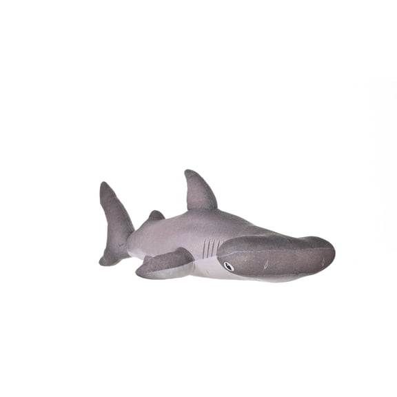 Wild Republic Naturekins Hammerhead Shark, Stuffed Animal, 12 Inches, Plush Toy, Fill is Natural Rubber