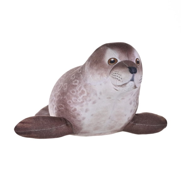 Wild Republic Naturekins Harbor Seal, Stuffed Animal, 12 Inches, Plush Toy, Fill is Natural Rubber