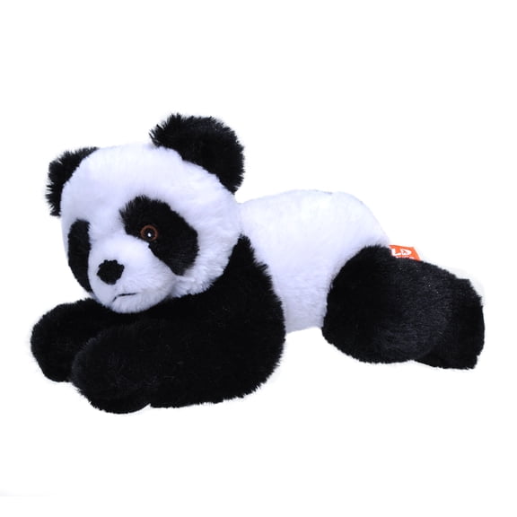 Wild Republic EcoKins Mini Panda Stuffed Animal 8 inch, Eco Friendly Gifts for Kids, Plush Toy, Handcrafted Using 7 Recycled Plastic Water Bottles