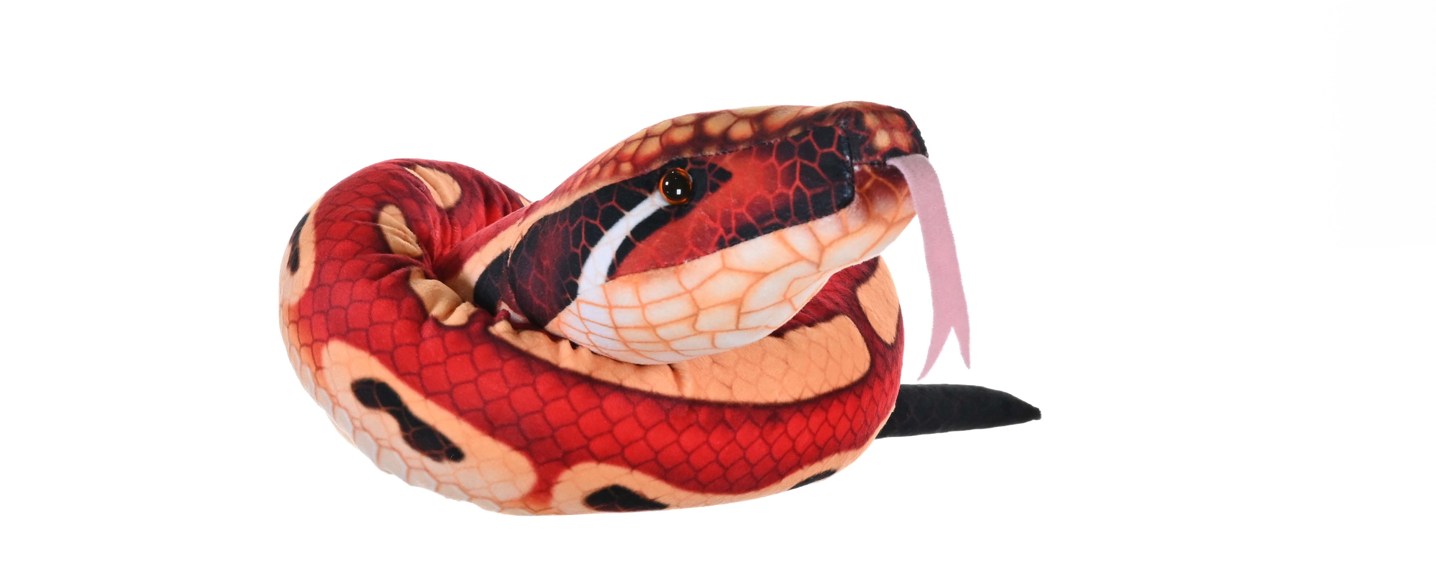 Wild Republic Rainforest Snake Blood Python, Stuffed Animal, 54 Inches ...