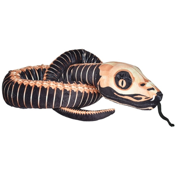 Wild Republic Snake Plush, Stuffed Animal, Plush Toy, Kids Gifts, Pet Snake, Skeleton, 54 Inches