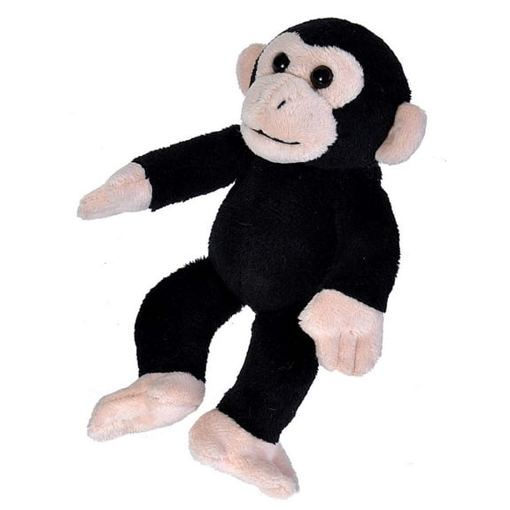 Wild Republic Pocketkins Chimpanzee Stuffed Animal, Five Inches, Gift for Kids, Plush Toy, Fill is Spun Recycled Water Bottles