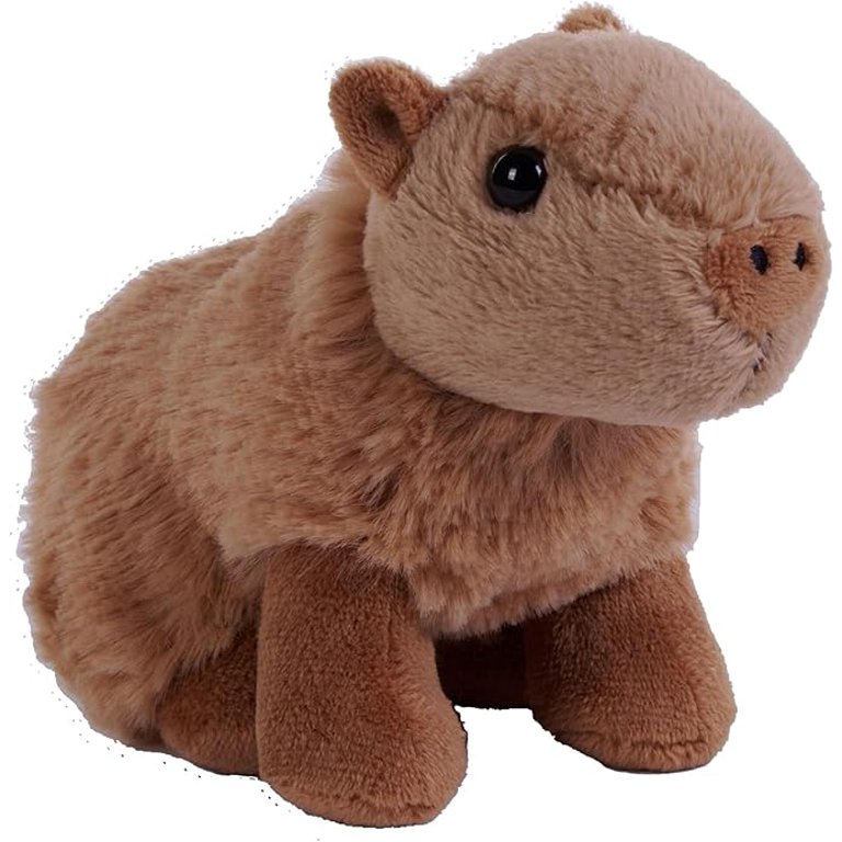 Wild Republic Pocketkins Eco Capybara, Stuffed Animal, 5 Inches 