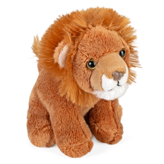 Wild Republic Pocketkins Eco Lion, Stuffed Animal, 5 Inches, Plush Toy, Made from Recycled Materials, Eco Friendly