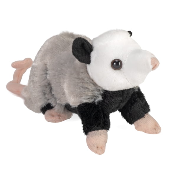 Wild Republic Pocketkins Eco Opossum, Stuffed Animal, 5 Inches, Plush Toy, Made from Recycled Materials, Eco Friendly