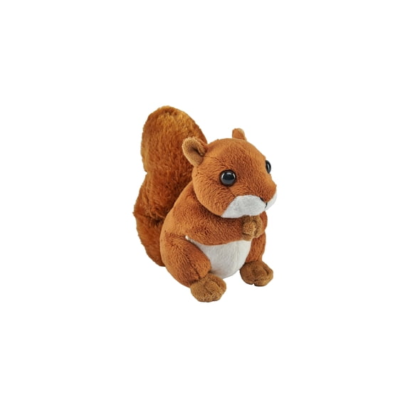 Wild Republic Pocketkins Eco Squirrel, Stuffed Animal, 5 Inches, Plush Toy, Made from Recycled Materials, Eco Friendly