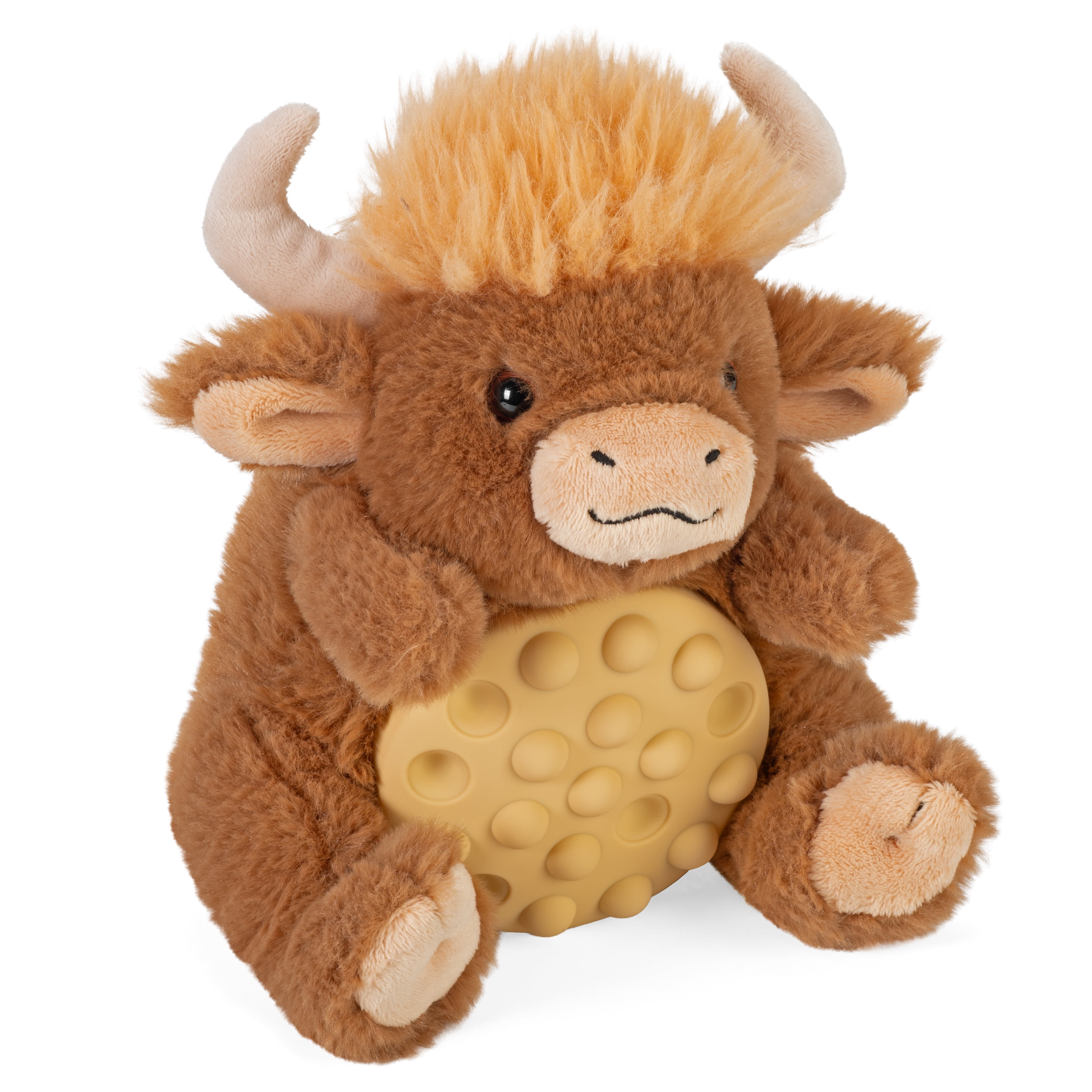 Wild Republic Poppykins-Mini Highland Cow,Stuffed Animal,7.5 inch