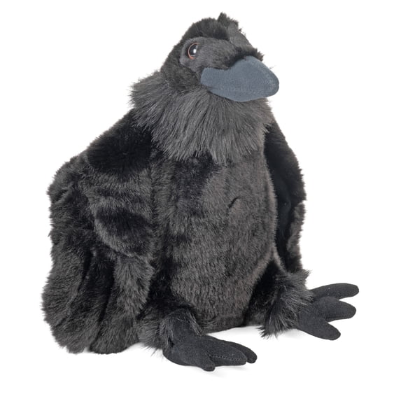Wild Republic Raven Plush, Cuddlekins, Stuffed Animal, Soft toy, Gifts for Kids, 12 Inches