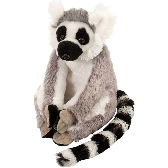 Wild Republic Cuddlekins Mini Ring Tailed Lemur Stuffed Animal, 8 Inches