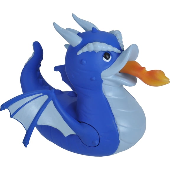 Wild Republic Rubber Duck, Blue Dragon, Gift for Kids, Great Gift for Kids and Adults, 4 inches