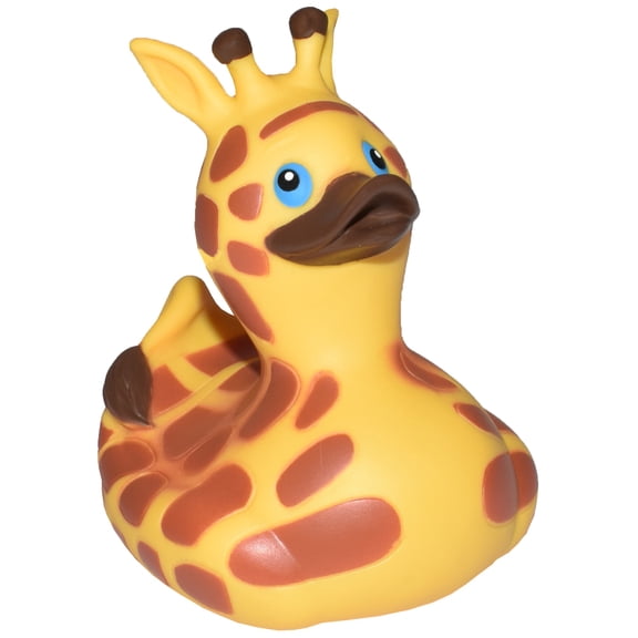 Wild Republic Rubber Duck, Giraffe, Gift for Kids, Great Gift for Kids and Adults, 4 inches