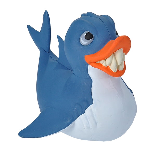 Wild Republic Rubber Duck, Shark, Gift for Kids, Great Gift for Kids and Adults, 4 inches