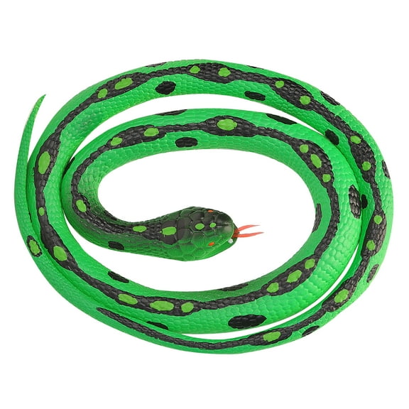 Wild Republic Rubber Snake  Green Garden Snake Figurines, 46 Inches