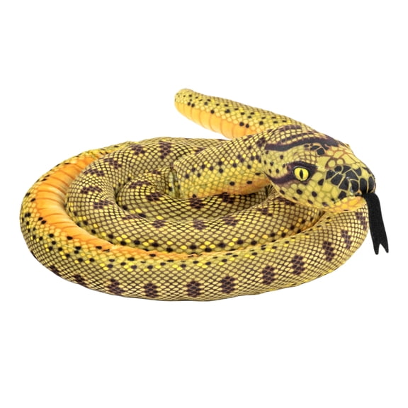 Wild Republic Snake Living Earth Anaconda, Stuffed Animal, 60 inch, Plush Toy, Fill is Spun Recycled Water Bottles