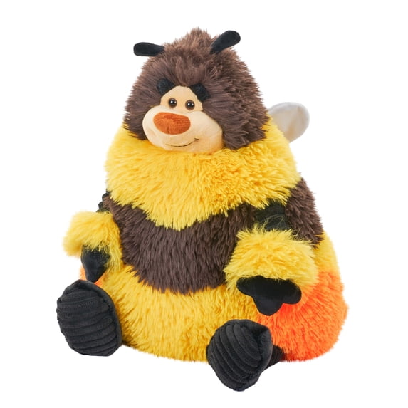 Wild Republic Snuggleluvs, Bee, Stuffed Animal, 15 inches, Gift for Kids, Plush Toy, Fill is Spun Recycled Water Bottles