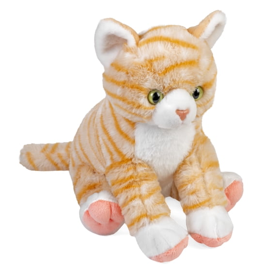 Wild Republic Cuddlekins Orange Tabby Cat, Stuffed Animal, 12 Inches, Plush Toy, Fill is Spun Recycled Water Bottles