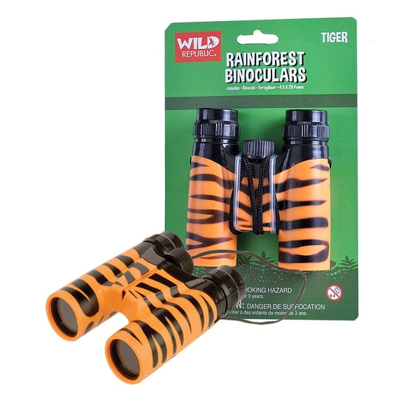 Wild Republic Binoculars, Tiger, Gifs for Kids, Party Supplies, Kids Toy, Great for Nature Watching