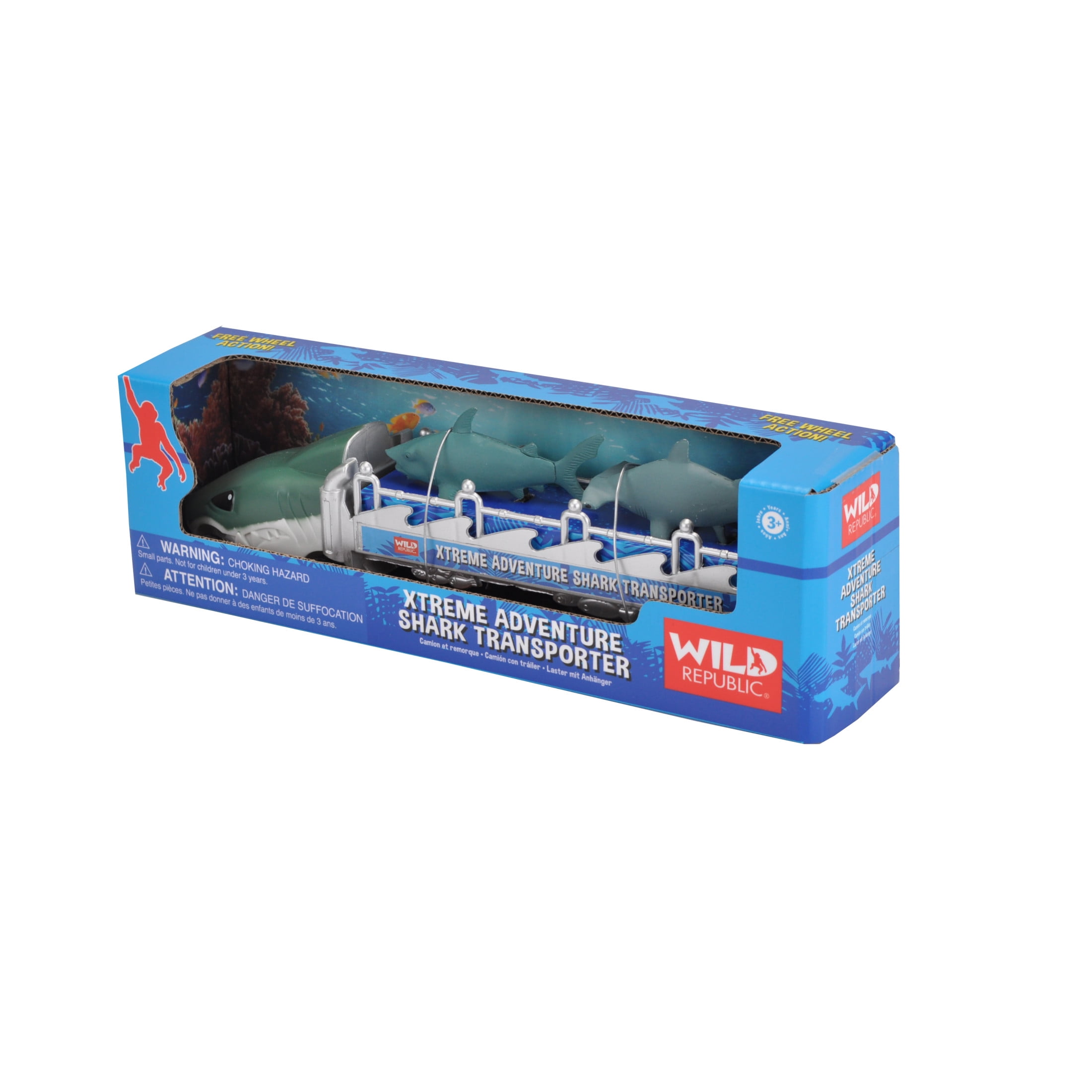 Xtreme Adventure Shark Transporter Toy Set, 3 Pieces