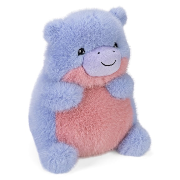 Wild Republic Tummykins Hippo, Stuffed Animal, 8 Inches, Plush Toy, Fill is Spun Recycled Water Bottles