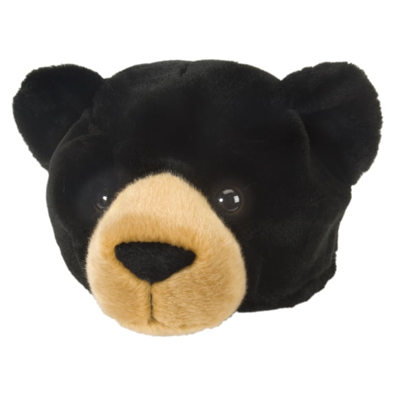 Wild Republic Black Bear Plush Hat, Kids Gifts, Dress Up, Bear Costume, 12 Inches