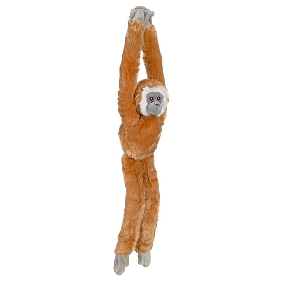 Wild Republic Ecokins Hanging Gibbon, Stuffed Animal, 22 Inches, Gift for Kids, Plush Toy, Made from Spun Recycled Water Bottles, Eco Friendly, Child’s Room Decor